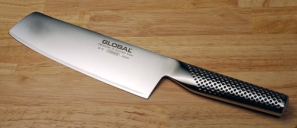 【送料無料】<br>GLOBAL（グローバル包丁/GLOBAL包丁）<BR>(グローバルナイフシリーズ）<br>菜切り（18cm）【G-5】